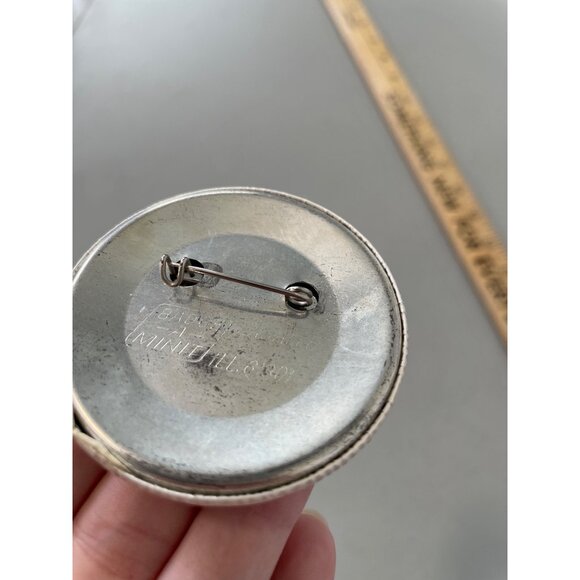 Vintage What You See Is What You Get Pinback Button White Maroon Collectible - Picture 4 of 5